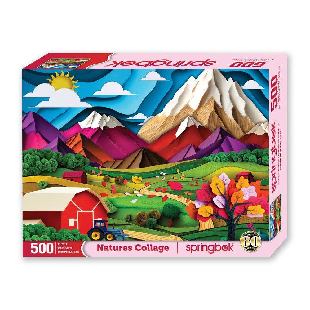 Nature's Collage 500 Piece Jigsaw Puzzle Springbok (ONLINE ORDER ONLY)