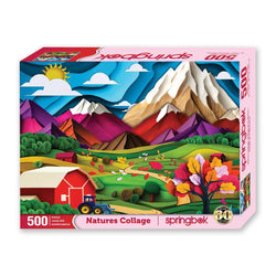 Nature's Collage 500 Piece Jigsaw Puzzle Springbok (ONLINE ORDER ONLY)