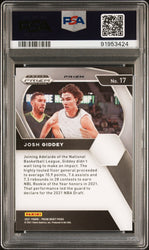 2021 PANINI PRIZM DRAFT PICKS JOSH GIDDEY ORANGE ICE PRIZM #17 - PSA 10 ROOKIE CARD (Online Order Only)