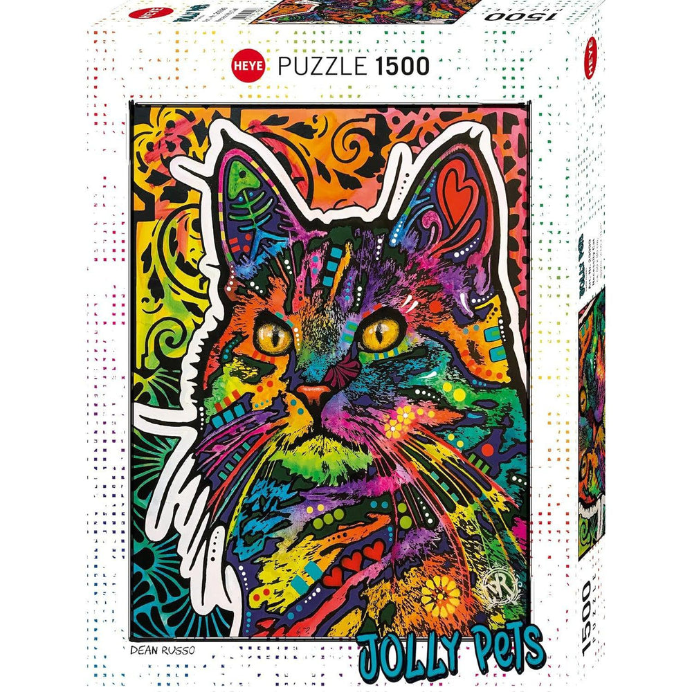Necessity Cat Jolly Pets 1500 Piece Jigsaw Puzzle Heye (ONLINE ORDER ONLY)