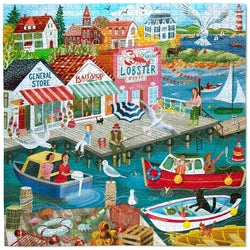 New England Wharf 1000 Piece Jigsaw Puzzle eeBoo (ONLINE ORDER ONLY)