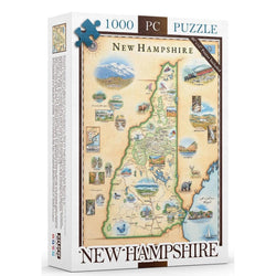 New Hampshire 1000 Piece Jigsaw Puzzle Xplorer Maps (ONLINE ORDER ONLY)