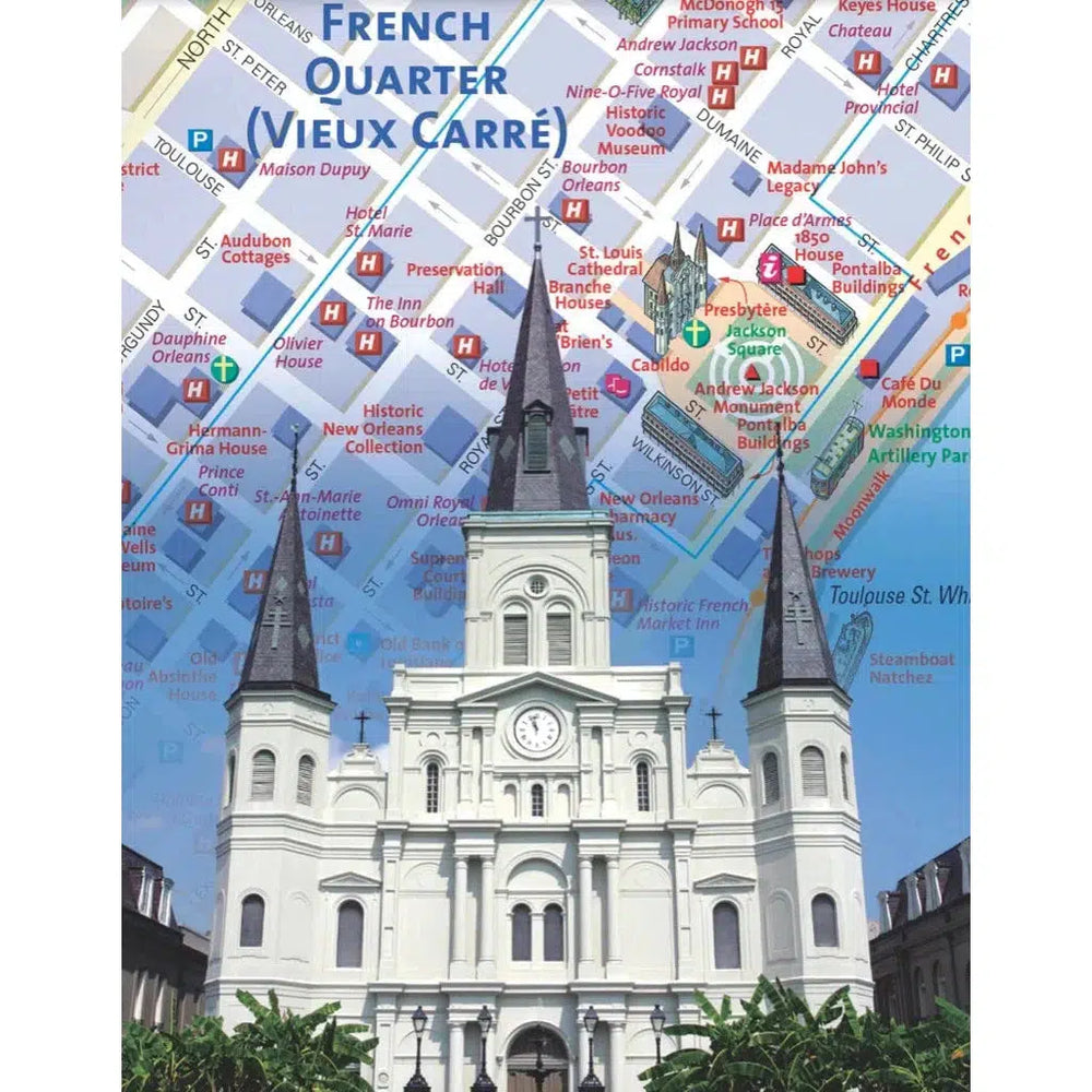 New Orleans City Map 100 Piece Mini Jigsaw Puzzle NYPC (ONLINE ORDER ONLY)