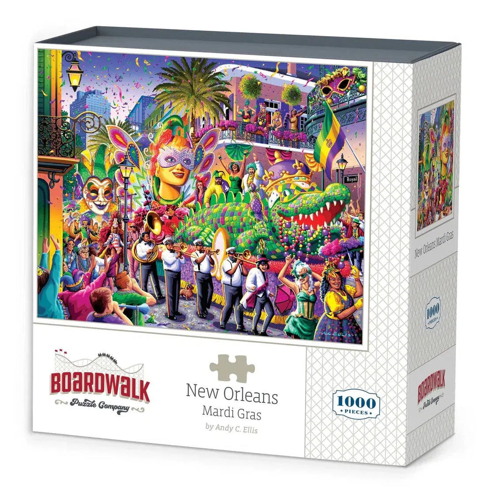 New Orleans Mardi Gras 1000 Piece Jigsaw Puzzle Boardwalk (ONLINE ORDER ONLY)