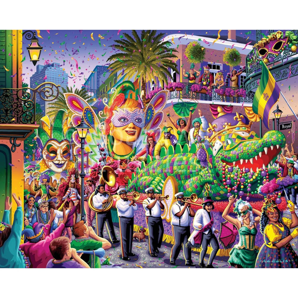 New Orleans Mardi Gras 210 Piece Jigsaw Puzzle Boardwalk (ONLINE ORDER ONLY)
