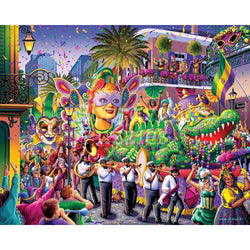 New Orleans Mardi Gras 210 Piece Jigsaw Puzzle Boardwalk (ONLINE ORDER ONLY)