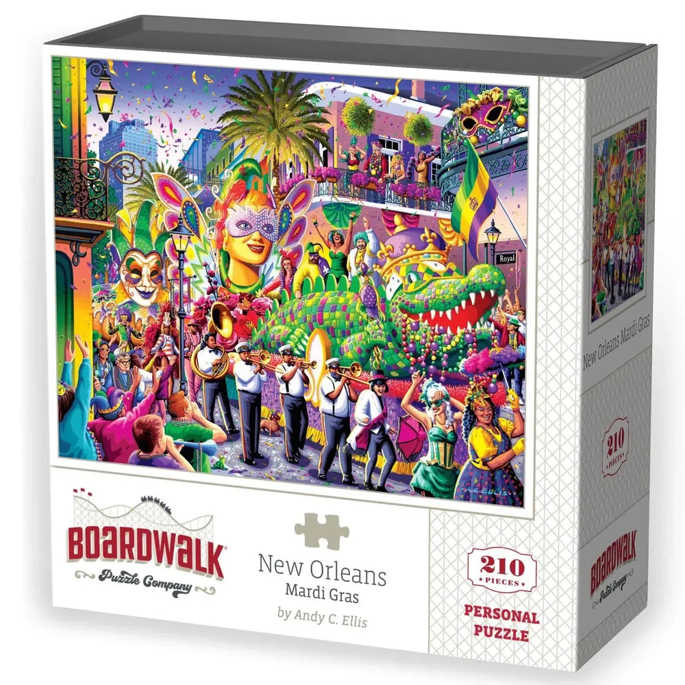 New Orleans Mardi Gras 210 Piece Jigsaw Puzzle Boardwalk (ONLINE ORDER ONLY)