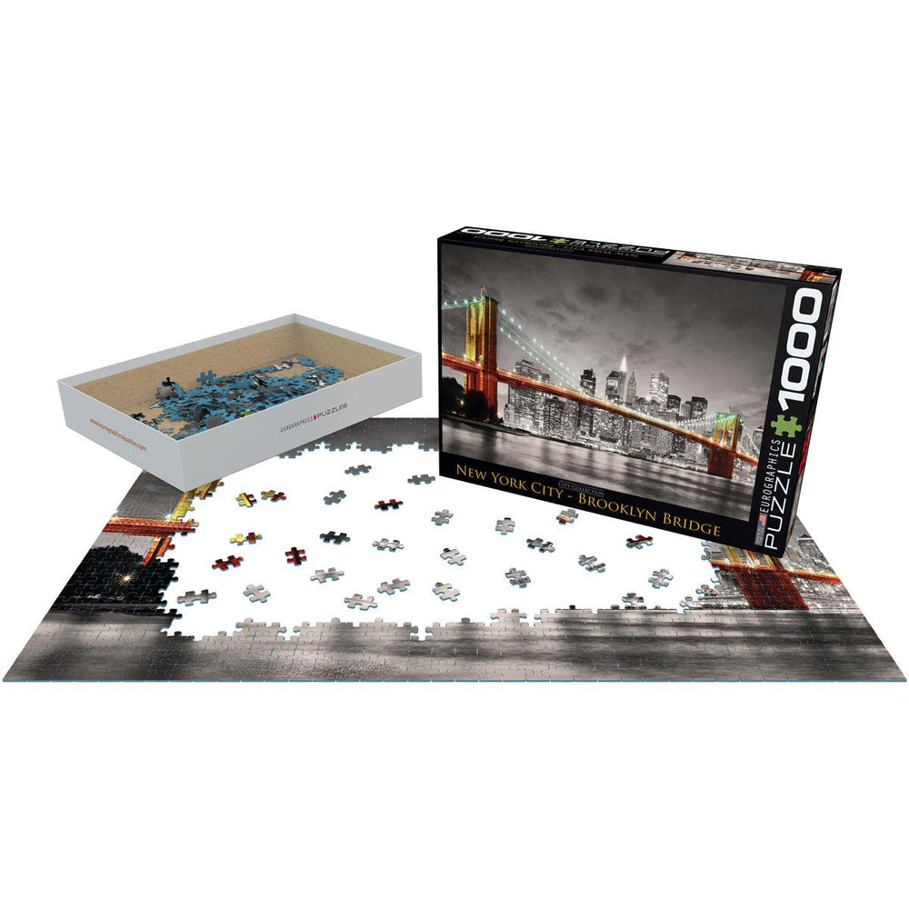 New York City Brooklyn Bridge 1000 Piece Jigsaw Puzzle Eurographics (ONLINE ORDER ONLY)
