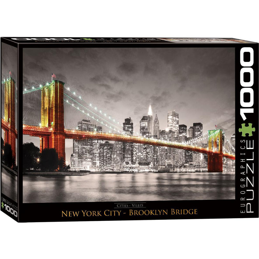 New York City Brooklyn Bridge 1000 Piece Jigsaw Puzzle Eurographics (ONLINE ORDER ONLY)
