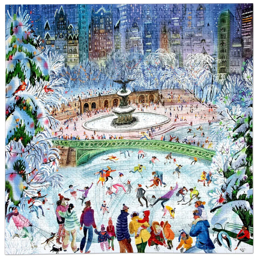 New York City Skaters 1000 Piece Jigsaw Puzzle eeBoo (ONLINE ORDER ONLY)