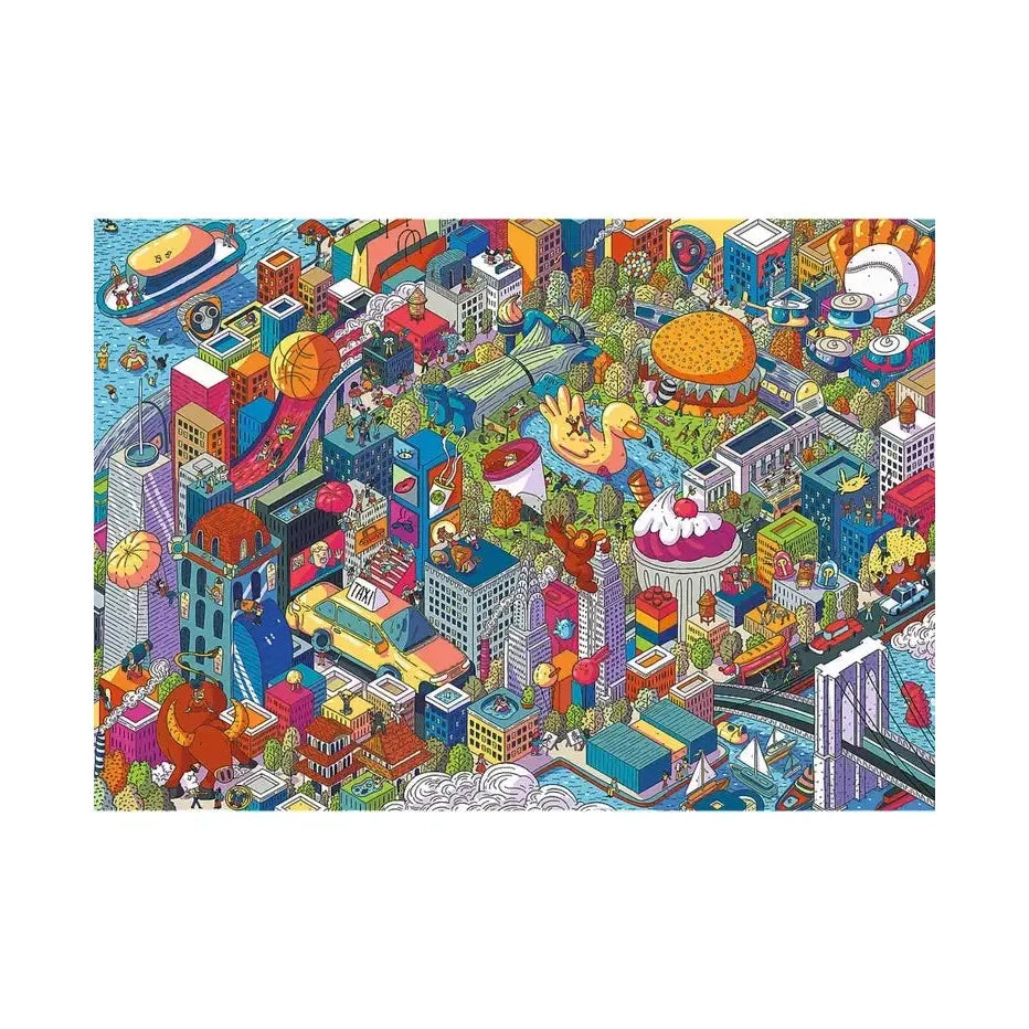 New York "Imaginary Cities" 1000 Piece Jigsaw Puzzle Trefl