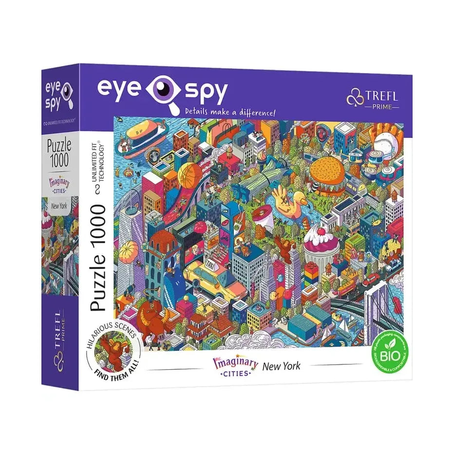 New York "Imaginary Cities" 1000 Piece Jigsaw Puzzle Trefl