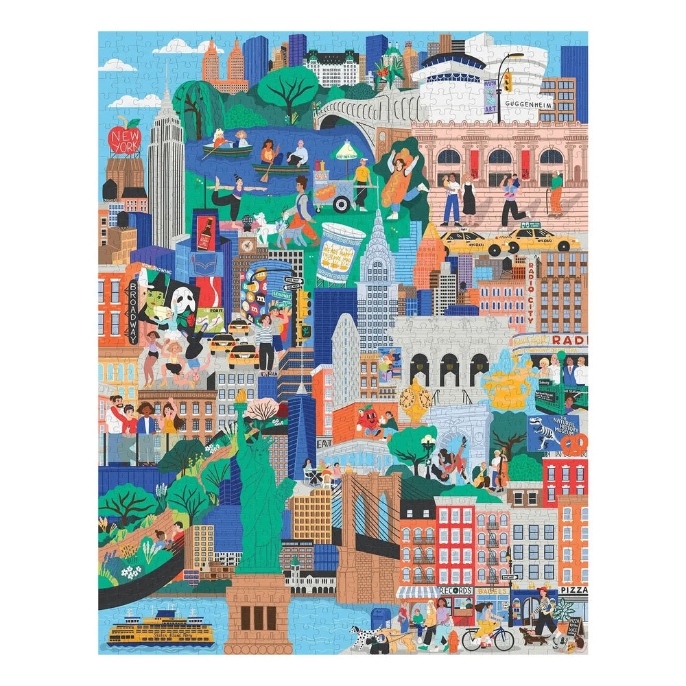 New York, New York! City Life 1000 Piece Jigsaw Puzzle Ridley (ONLINE ORDER ONLY)