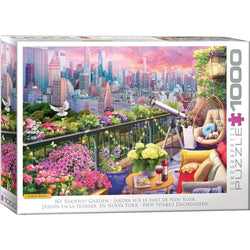 New York Rooftop Garden 1000 Piece Jigsaw Puzzle Eurographics
