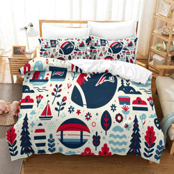 New England Patriots Bedding Set Duvet Cover Without Filler (Online Order Only)