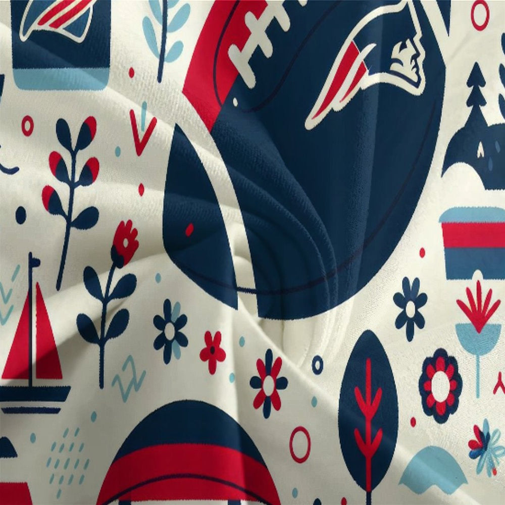 New England Patriots Bedding Set Duvet Cover Without Filler (Online Order Only)