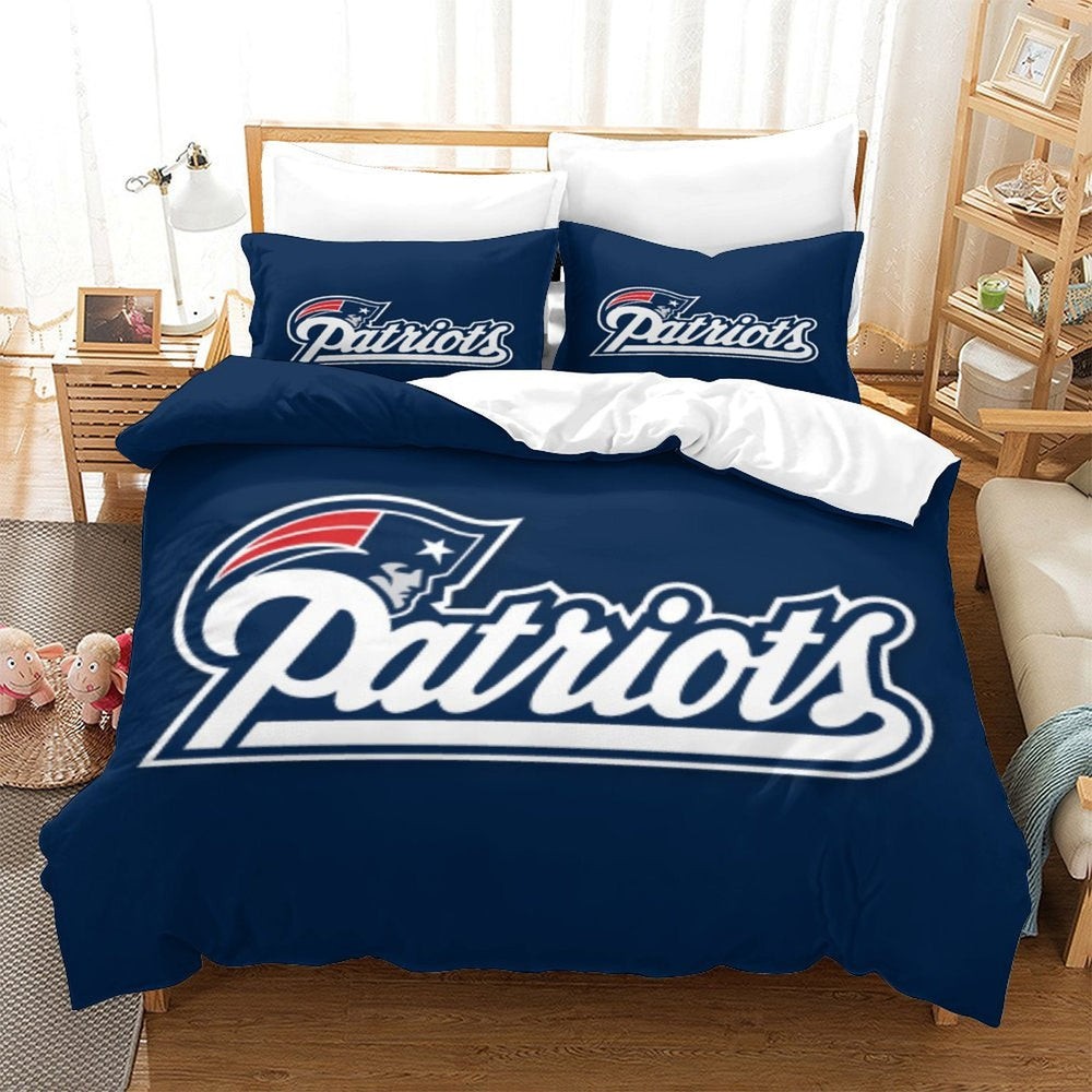 New England Patriots Bedding Set Duvet Cover Without Filler (Online Order Only)