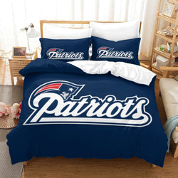 New England Patriots Bedding Set Duvet Cover Without Filler (Online Order Only)