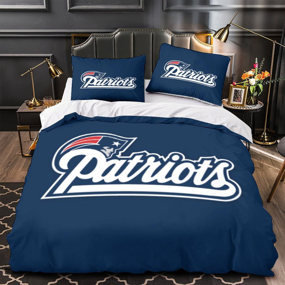 New England Patriots Bedding Set Duvet Cover Without Filler (Online Order Only)