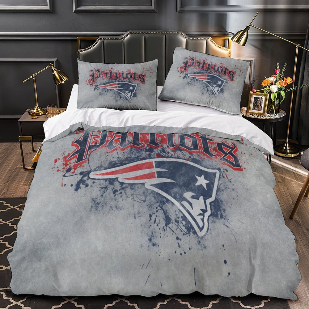 New England Patriots Bedding Set Duvet Cover Without Filler (Online Order Only)