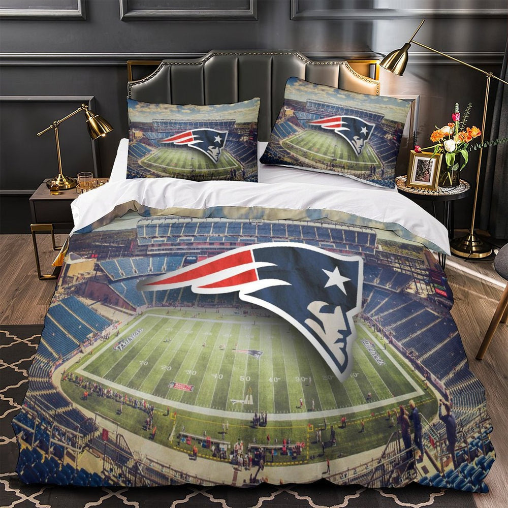 New England Patriots Bedding Set Duvet Cover Without Filler (Online Order Only)