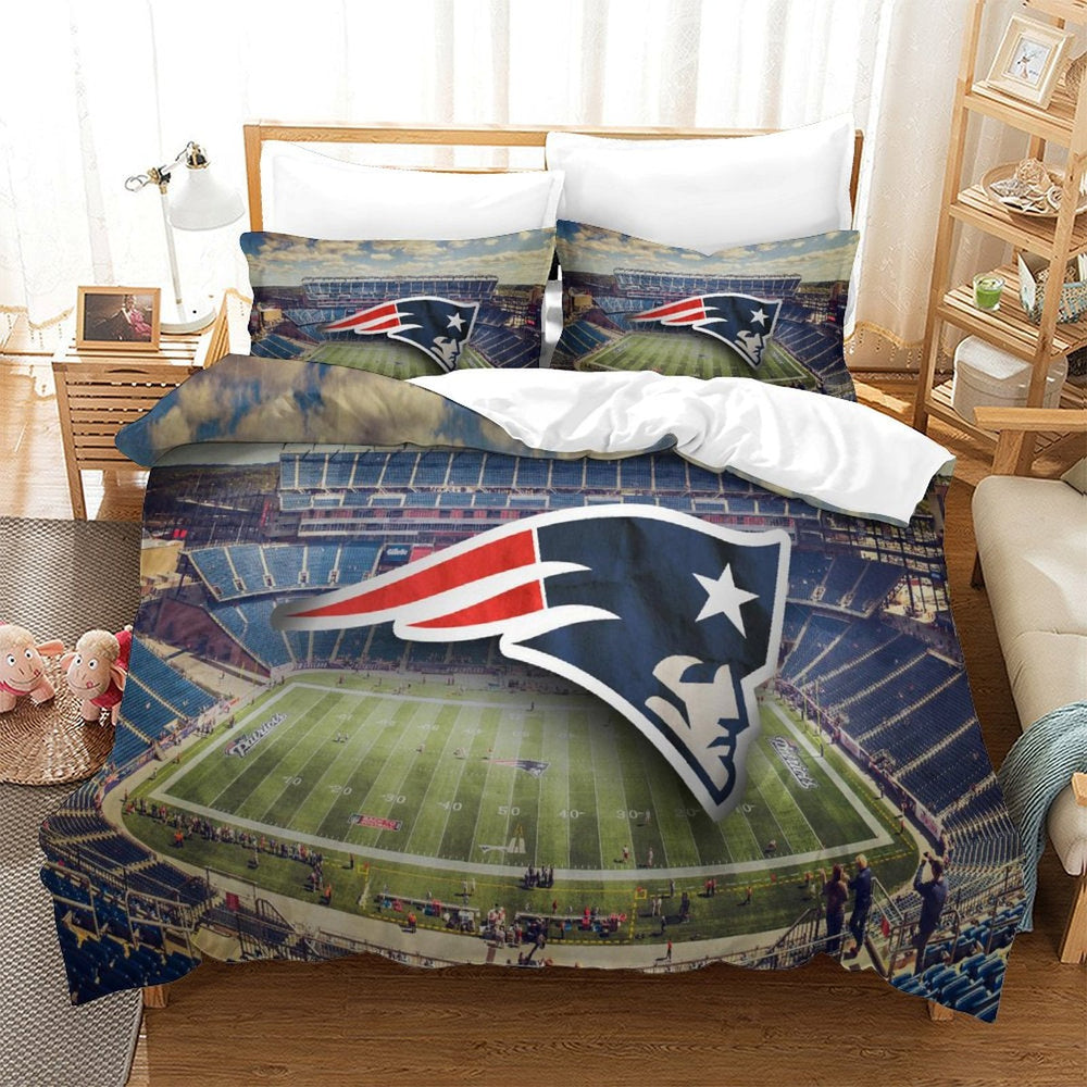 New England Patriots Bedding Set Duvet Cover Without Filler (Online Order Only)