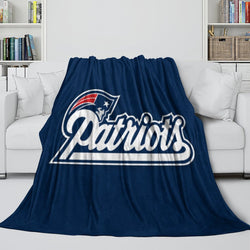 New England Patriots Blanket Flannel Fleece Throw Room Decoration (Online Order Only)