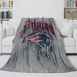 New England Patriots Blanket Flannel Fleece Throw Room Decoration (Online Order Only)