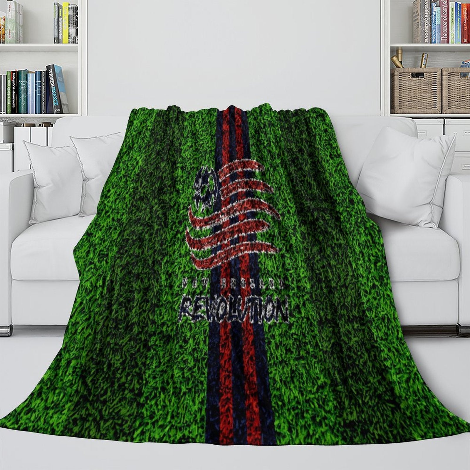 New England Revolution Blanket Flannel Fleece Throw Room Decoration (Online Order Only)