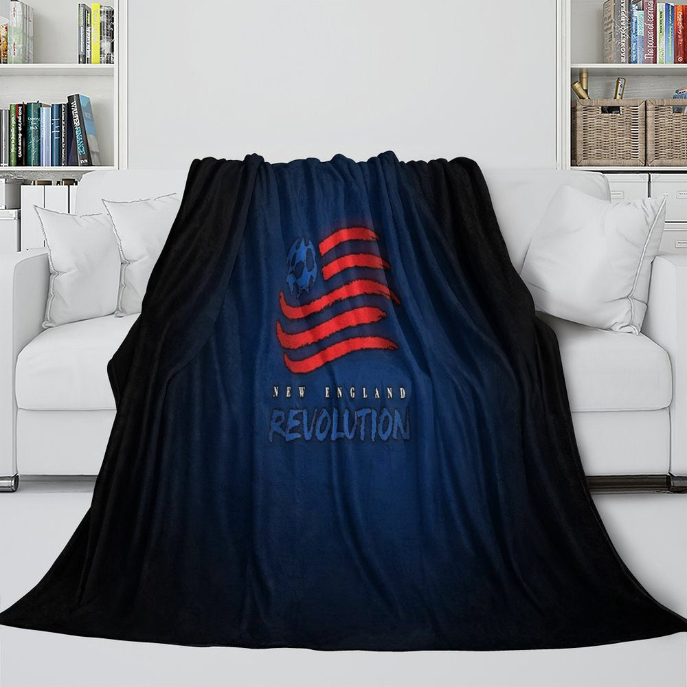 New England Revolution Blanket Flannel Fleece Throw Room Decoration (Online Order Only)