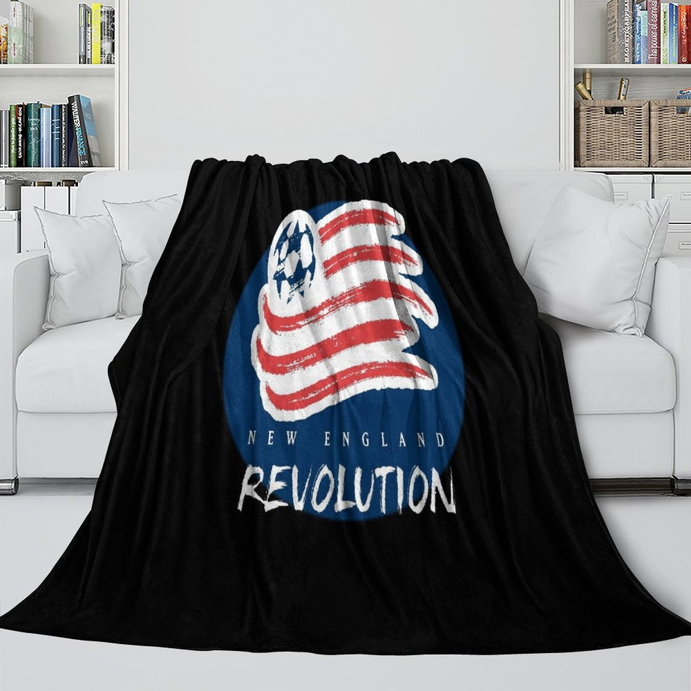 New England Revolution Blanket Flannel Fleece Throw Room Decoration (Online Order Only)
