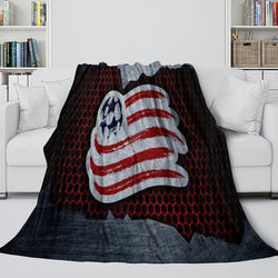 New England Revolution Blanket Flannel Fleece Throw Room Decoration (Online Order Only)