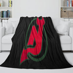 New Jersey Devils Blanket Flannel Throw Kids Room Decoration (Online Order Only)