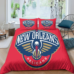 New Orleans Pelicans Bedding Set Duvet Cover Without Filler (Online Order Only)