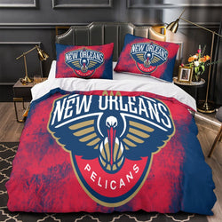 New Orleans Pelicans Bedding Set Duvet Cover Without Filler (Online Order Only)