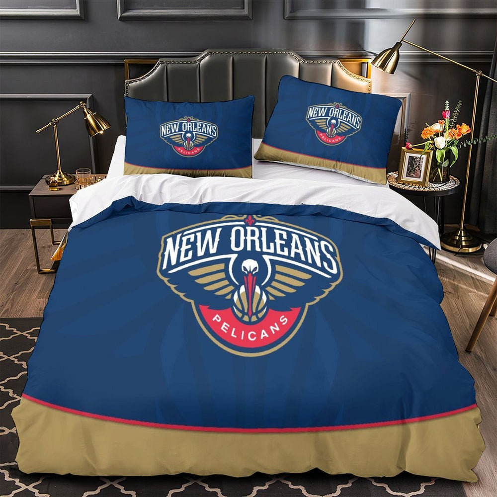 New Orleans Pelicans Bedding Set Duvet Cover Without Filler (Online Order Only)