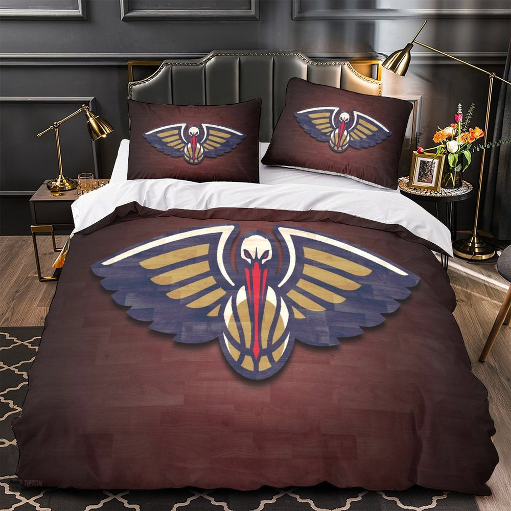 New Orleans Pelicans Bedding Set Duvet Cover Without Filler (Online Order Only)