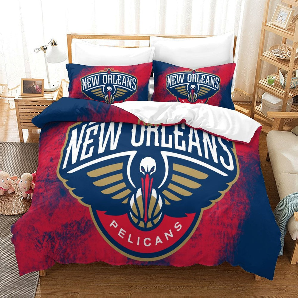 New Orleans Pelicans Bedding Set Duvet Cover Without Filler (Online Order Only)