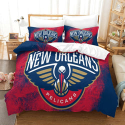 New Orleans Pelicans Bedding Set Duvet Cover Without Filler (Online Order Only)