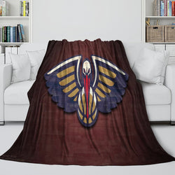 New Orleans Pelicans Blanket Flannel Fleece Throw Room Decoration (Online Order Only)