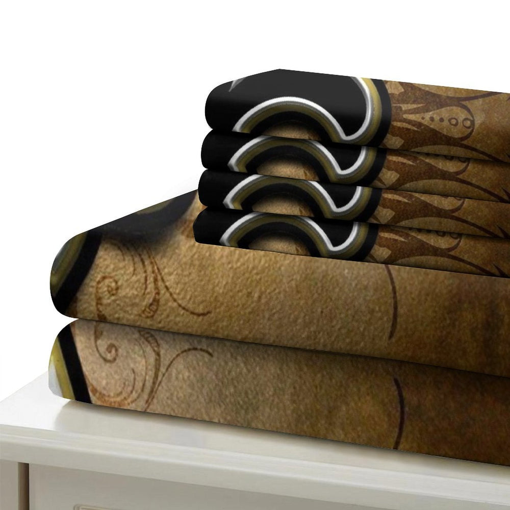 New Orleans Saints Bedding Set Duvet Cover Without Filler (Online Order Only)