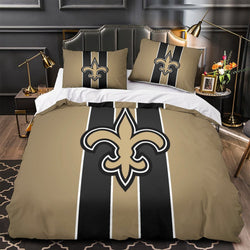 New Orleans Saints Bedding Set Duvet Cover Without Filler (Online Order Only)