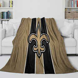 New Orleans Saints Blanket Flannel Fleece Throw Room Decoration (Online Order Only)
