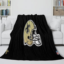New Orleans Saints Blanket Flannel Fleece Throw Room Decoration (Online Order Only)