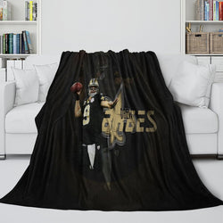 New Orleans Saints Blanket Flannel Fleece Throw Room Decoration (Online Order Only)