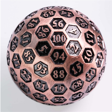 45mm Metal D100 - Inscribed Copper (ONLINE ORDER ONLY)