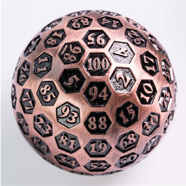 45mm Metal D100 - Inscribed Copper (ONLINE ORDER ONLY)