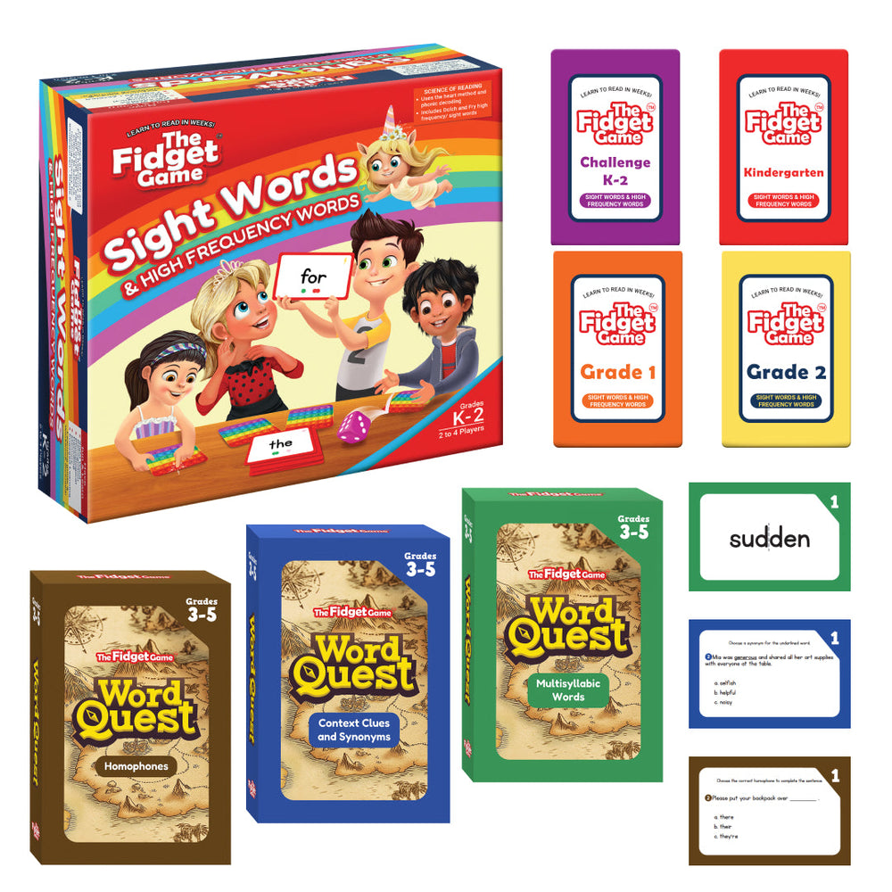 The Fidget Game: Sight Words Edition (Online Order Only)