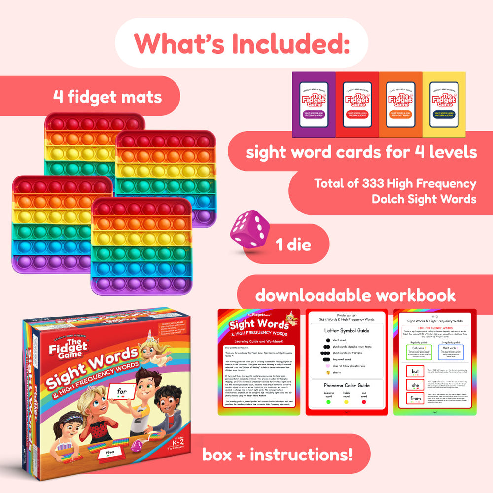 Sight Words + Expansion 3-5 Card Packs (ONLINE ORDER ONLY)