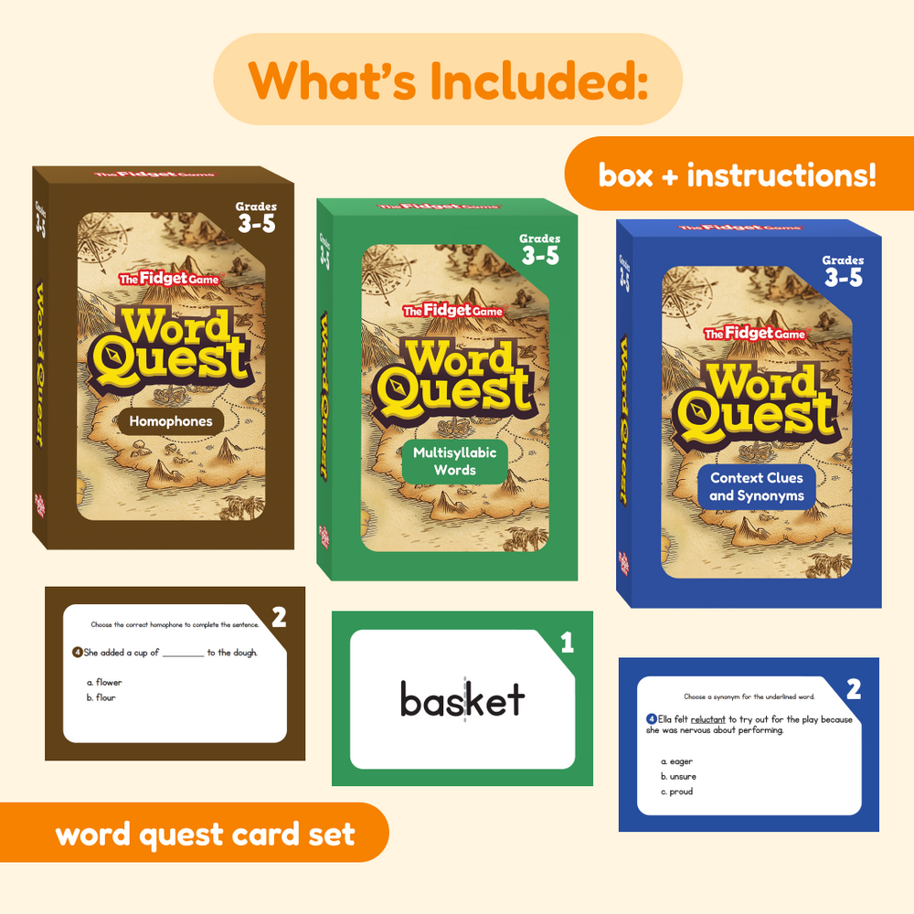 Sight Words + Expansion 3-5 Card Packs (ONLINE ORDER ONLY)